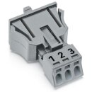 Wago 890-743 Snap-In-Buchse Grau
