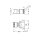 Wago 890-743 Snap-In-Buchse Grau