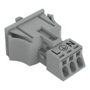 Wago 890-743/060-000 Snap-In-Buchse Grau