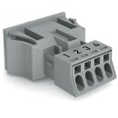Wago 890-744 Snap-In-Buchse Grau