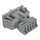 Wago 890-745/062-000 Snap-In-Buchse Grau