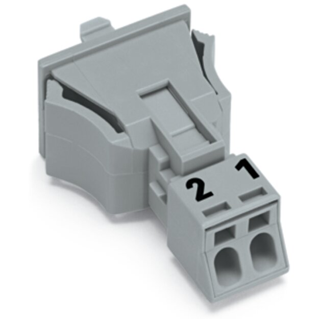 Wago 890-752 Snap-In-Stecker Grau