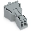 Wago 890-752 Snap-In-Stecker Grau