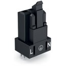 Wago 890-803 Buchse für Leiterplatten Schwarz