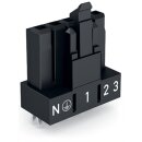 Wago 890-805 Buchse für Leiterplatten Schwarz