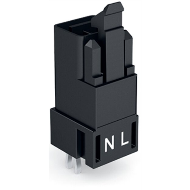 Wago 890-812 Stecker für Leiterplatten Schwarz