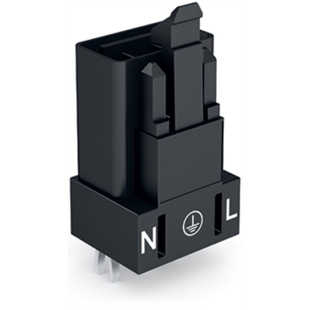 Wago 890-813 Stecker für Leiterplatten Schwarz
