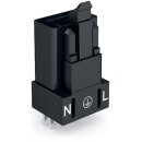 Wago 890-813 Stecker für Leiterplatten Schwarz