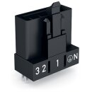 Wago 890-815 Stecker für Leiterplatten Schwarz