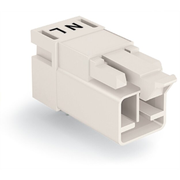 Wago 890-832/011-000 Stecker für Leiterplatten Weiß