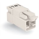 Wago 890-832/011-000 Stecker für Leiterplatten Weiß