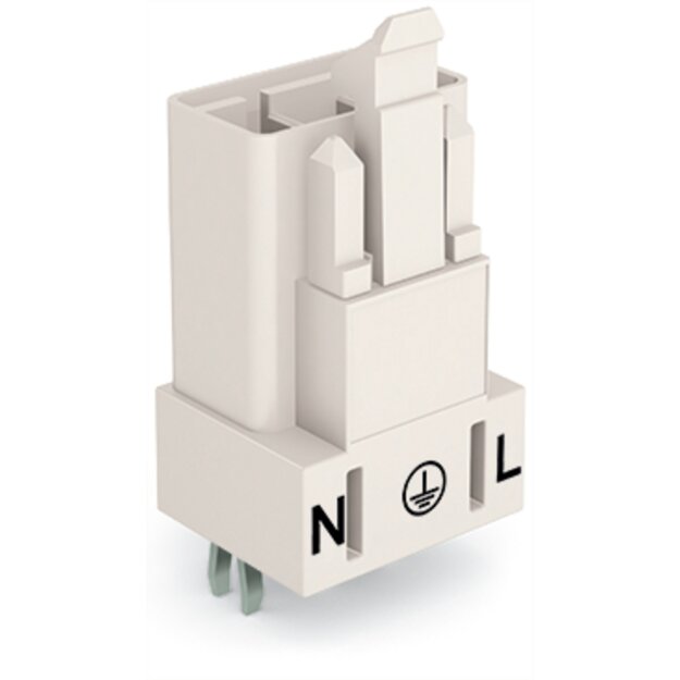 Wago 890-833 Stecker für Leiterplatten Weiß