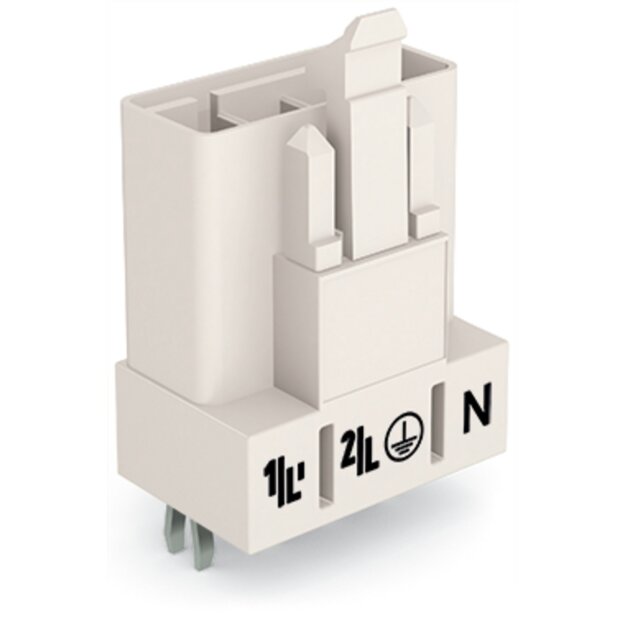 Wago 890-834 Stecker für Leiterplatten Weiß