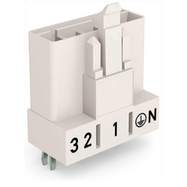 Wago 890-835 Stecker für Leiterplatten Weiß