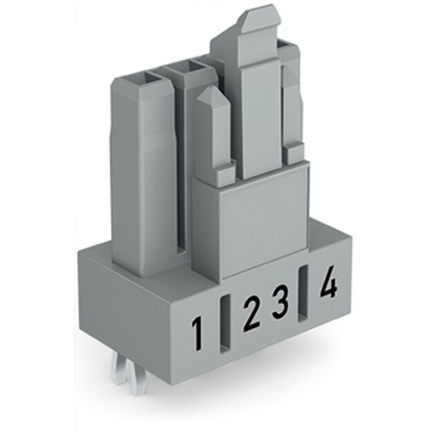 Wago 890-844 Buchse für Leiterplatten Grau