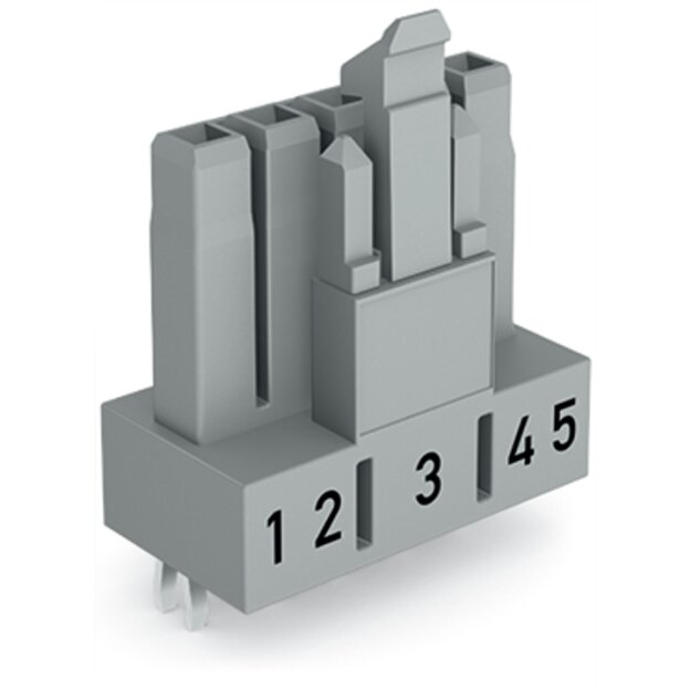 Wago 890-845 Buchse für Leiterplatten Grau