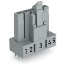Wago 890-845 Buchse für Leiterplatten Grau