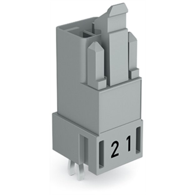 Wago 890-852 Stecker für Leiterplatten Grau