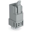 Wago 890-852 Stecker für Leiterplatten Grau