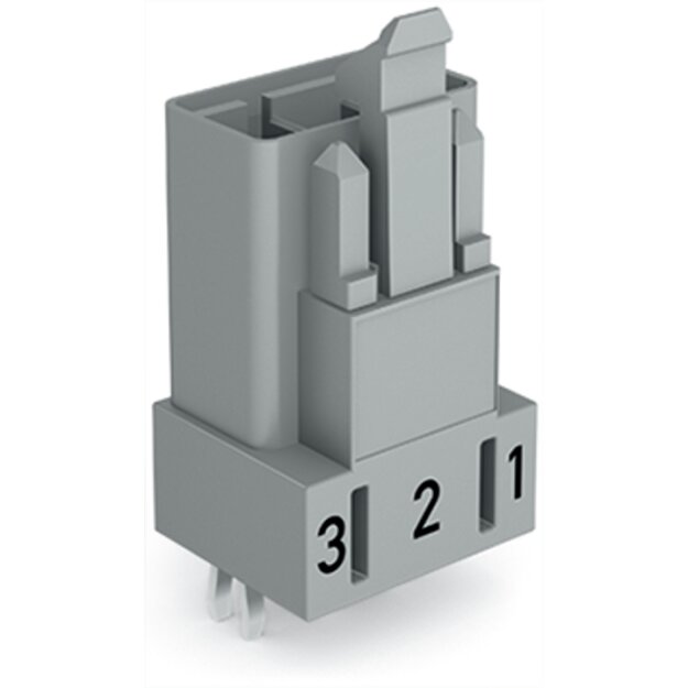 Wago 890-853 Stecker für Leiterplatten Grau