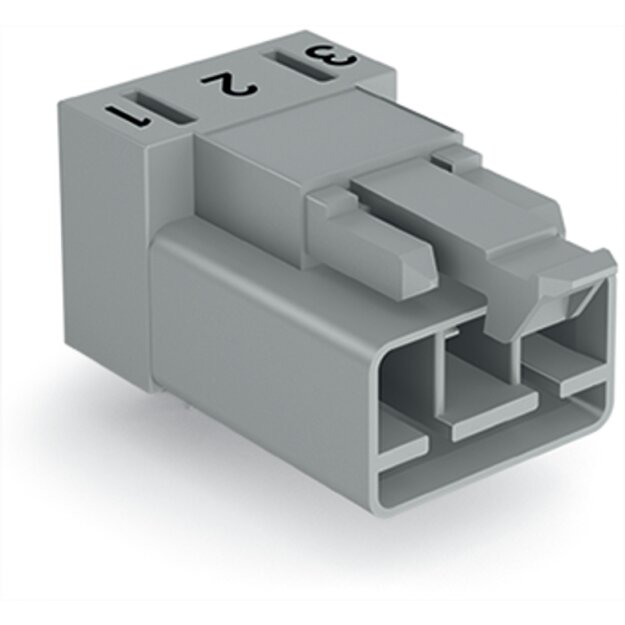 Wago 890-853/011-000 Stecker für Leiterplatten Grau