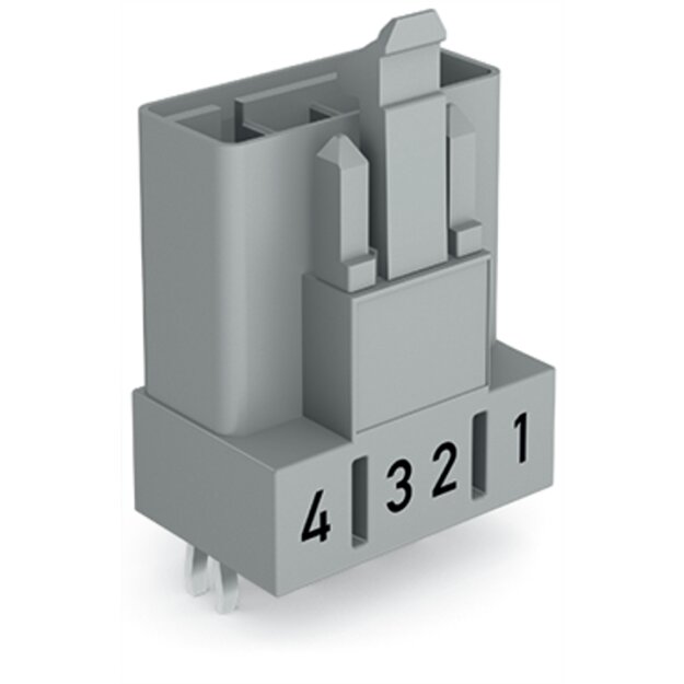Wago 890-854 Stecker für Leiterplatten Grau
