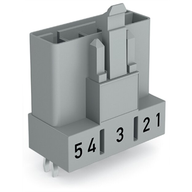 Wago 890-855 Stecker für Leiterplatten Grau
