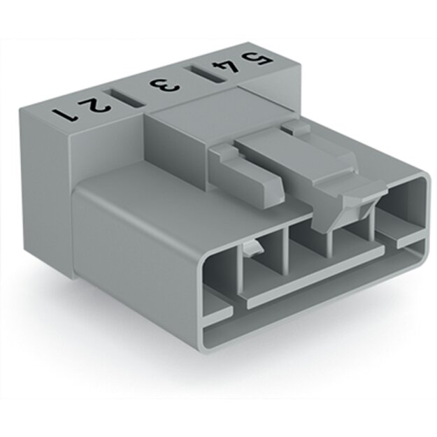 Wago 890-855/011-000 Stecker für Leiterplatten Grau