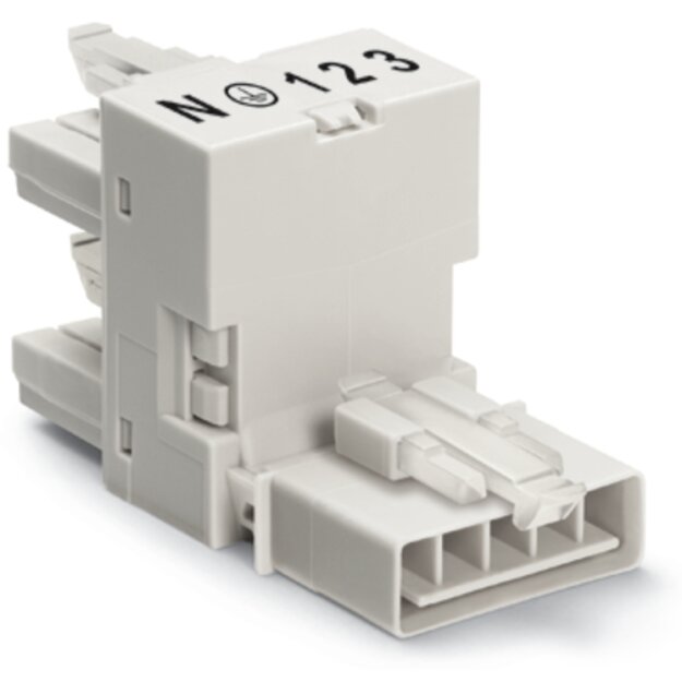 Wago 890-980 h-Verteiler 5-polig Weiß