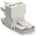 Wago 890-980 h-Verteiler 5-polig Weiß