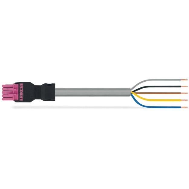 Wago 891-8995/106-107 Konfektionierte Anschlussleitung Grau
