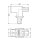Wago 893-1606 T-Verteiler 2-polig Grau