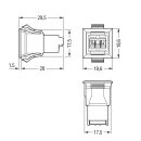 Wago 893-2032 Snap-In-Stecker
