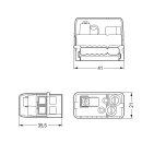 Wago 893-261 Einspeisemodul Grau