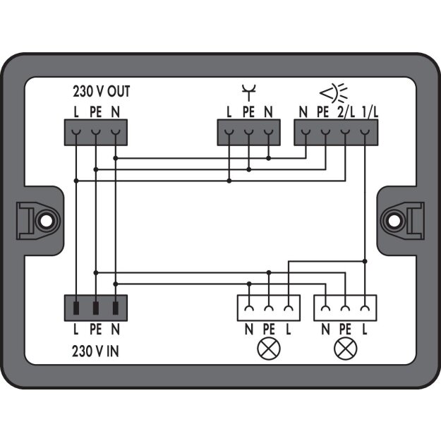 Wago 899-631/180-000 Verteilerbox Schwarz