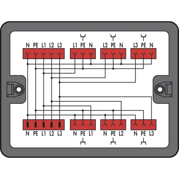 Wago 899-631/186-000 Verteilerbox