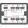 Wago 899-631/386-000 Verteilerbox Schwarz