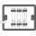Wago 899-631/450-000 Verteilerbox Schwarz
