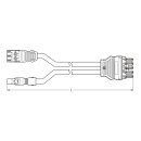 Wago 771-5001/222-000 konfektionierte Y-Leitung Schwarz