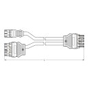 Wago 771-5001/223-000 konfektionierte Y-Leitung Schwarz