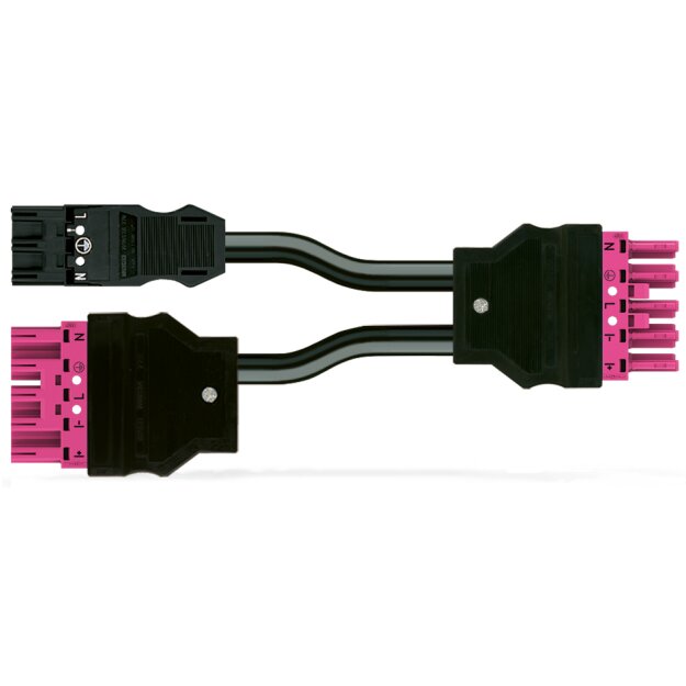 Wago 771-5001/226-000 konfektionierte Y-Leitung Schwarz