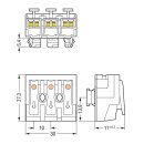 Wago 294-8093/3025-000 Leuchtenanschlussklemme Weiß