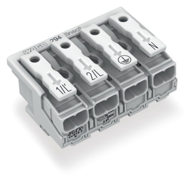 Wago 294-8094/4025-000 Leuchtenanschlussklemme Weiß