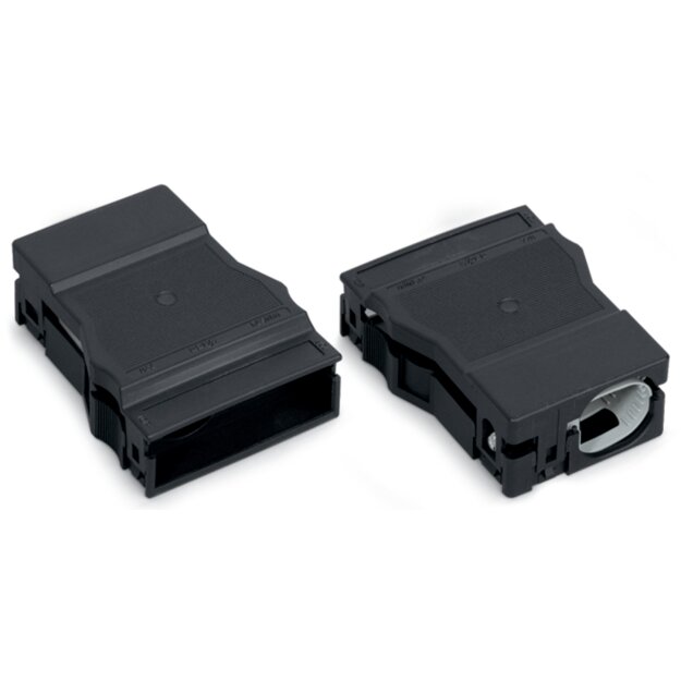 Wago 770-504/020-000 Zugentlastungsgehäuse Schwarz