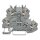 Wago 2200-2201/352-000 Doppelstockklemme Drücker Grau