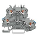 Wago 2200-2202 Doppelstockklemme Drücker Grau