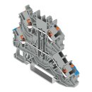 Wago 2200-2202 Doppelstockklemme Drücker Grau