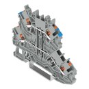 Wago 2200-2203 Doppelstockklemme Drücker Grau