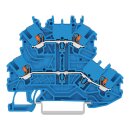 Wago 2200-2204 Doppelstockklemme Drücker Grau