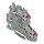 Wago 2200-2208 Doppelstockklemme Drücker Grau